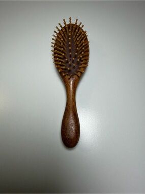 Double Sided Wooden Scalp and Body Massage Hair Brush Scalp Energy Travel